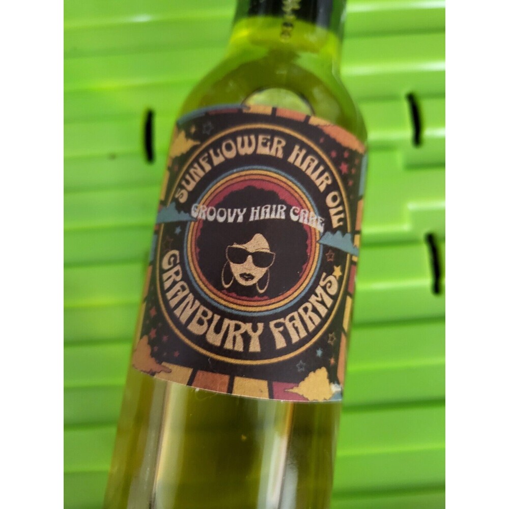 Groovy Hair/Skincare Oil - Fresh Cold Pressed Sunflower Oil by Granbury Farms